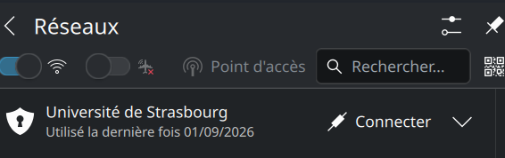 Connexion via KDE